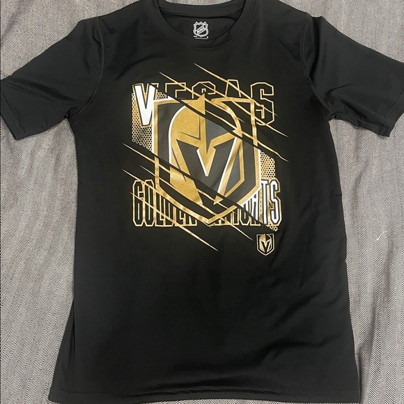 NHL Black and Gold Vegas Golden Knights Kids Tee - Picture 1 of 1